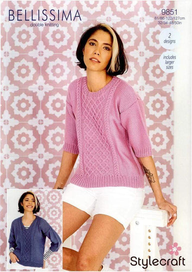 Stylecraft Patterns Stylecraft Bellissima DK - Sweaters (9851) 5034533075476