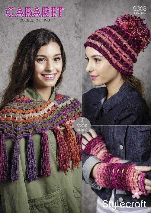 Stylecraft Patterns Stylecraft Cabaret - Crochet Accessories (9303) 5034533069765