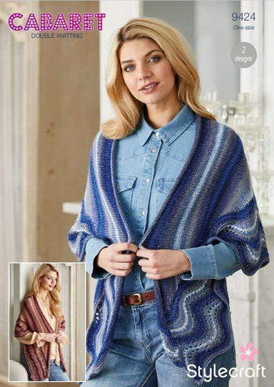 Stylecraft Patterns Stylecraft Cabaret - Shawls (9424) 5034533070990