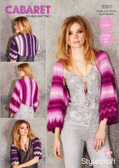 Stylecraft Patterns Stylecraft Cabaret - Shrugs (9301) 5034533069741