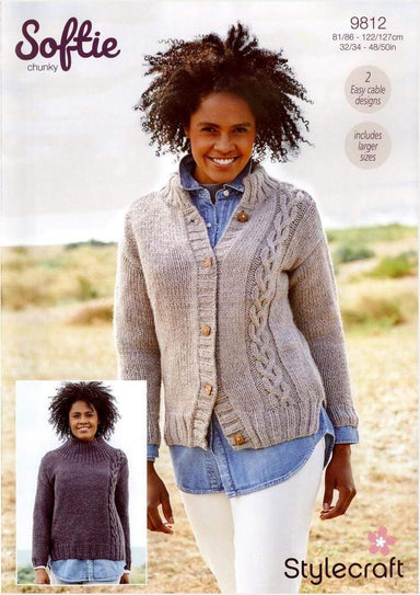 Stylecraft Patterns Stylecraft Softie Chunky - Sweater and Jacket (9812) 5034533075056