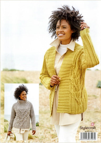 Stylecraft Patterns Stylecraft Softie Chunky - Sweater and Jacket (9814) 5034533075070