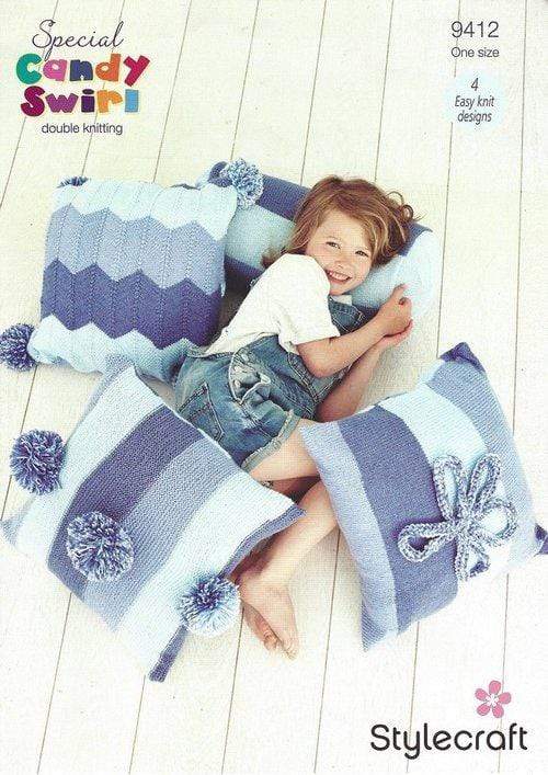 Stylecraft Patterns Stylecraft Special Candy Swirl DK - Cushions (9412) 5034533070877