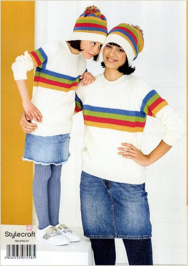 Stylecraft Patterns Stylecraft Special DK - Sweater and Hat (9762) 5034533074585