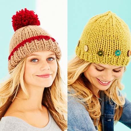 Stylecraft Patterns Stylecraft Special XL - How to Knit Hats (01-06) 5034533070044