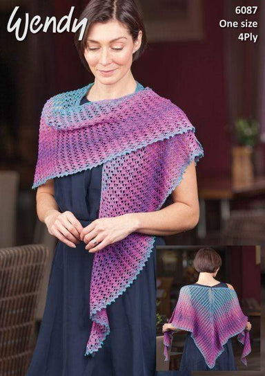 Wendy Patterns Wendy Anaphora - Knitted Lace Shawl (6087) 5015832460873