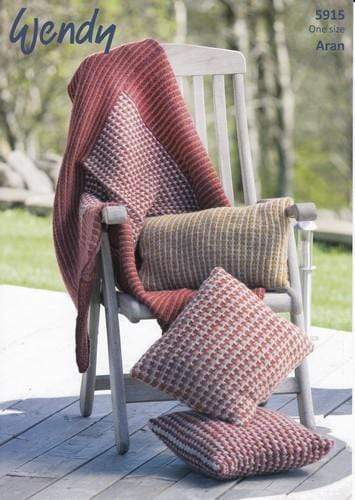 Wendy Patterns Wendy Aran - Cushions and Throw (5915) 5015832459150