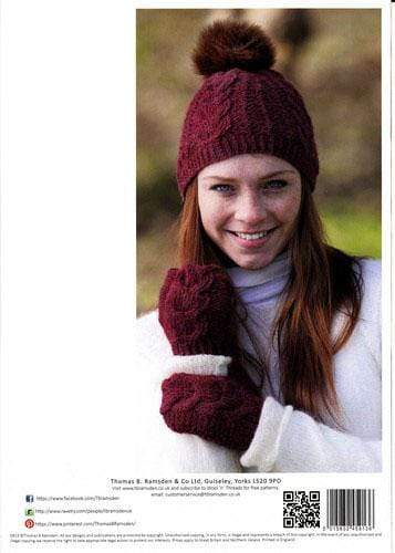 Wendy Patterns Wendy Aran - Hat, Mitts, Two Tone Hat & Cowl (5913) 5015832459136