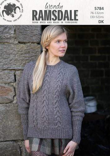 Wendy Patterns Wendy Ramsdale DK - Cable Sweater (5784) 5015832457842