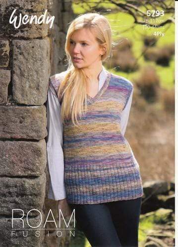 Wendy Patterns Wendy Roam Fusion 4 Ply - V and Boat Neck Tops (5793) 5015832457934