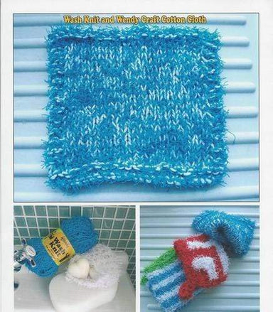 Wendy Patterns Wendy Wash Knit Aran - Cloths, Cacti & Exfoliating Soap Saver Pouch (5999)