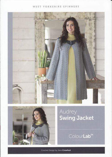 West Yorkshire Spinners Patterns West Yorkshire Spinners ColourLab DK - Audrey Swing Jacket Pattern by Jane Crowfoot 5053682889765