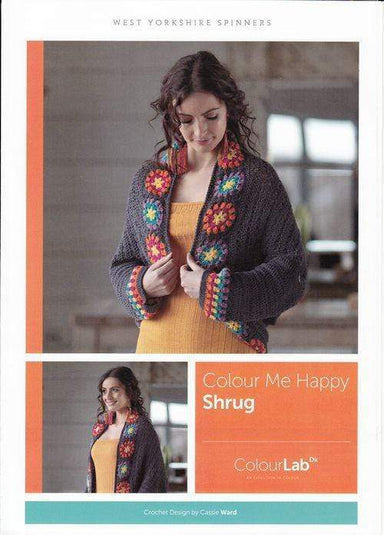 West Yorkshire Spinners Patterns West Yorkshire Spinners ColourLab DK - Colour Me Happy Shrug Pattern by Cassie Ward 5053682889703