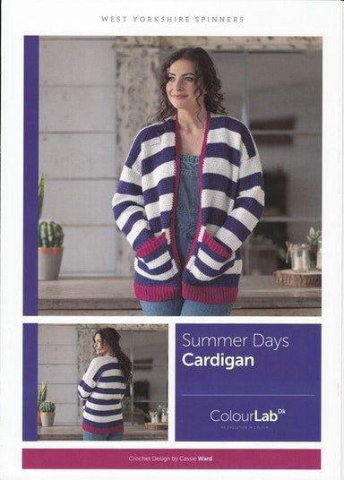 West Yorkshire Spinners Patterns West Yorkshire Spinners ColourLab DK - Summer Days Cardigan Pattern by Cassie Ward 5053682889710