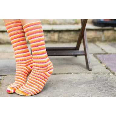 West Yorkshire Spinners Socks Bluefaced Leicester Cocktail Sock Collection - Tequila Sunrise