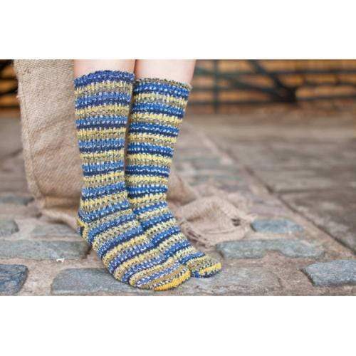 West Yorkshire Spinners Socks Bluefaced Leicester Country Sock Collection - Blue Tit
