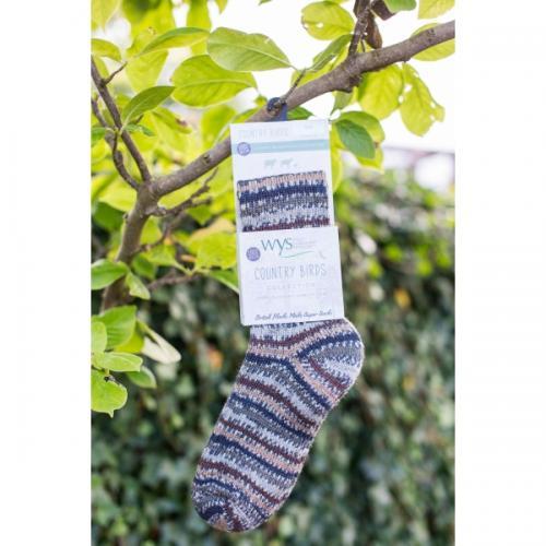 West Yorkshire Spinners Socks Bluefaced Leicester Country Sock Collection - Owl