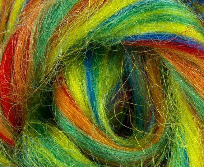 World of Wool Spinning Rainbow Super Bright Trilobal Nylon Tops (50g) SCONCH-TN-50G