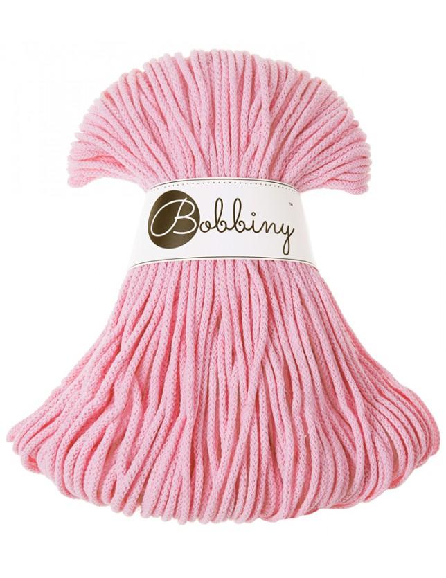 Bobbiny Yarn Baby Pink Bobbiny Cotton Cord - Junior (3mm) 5902340201503