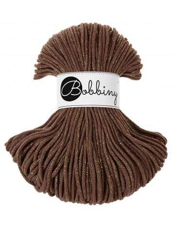 Bobbiny Yarn Golden Mocha Bobbiny Cotton Cord - Junior (3mm)