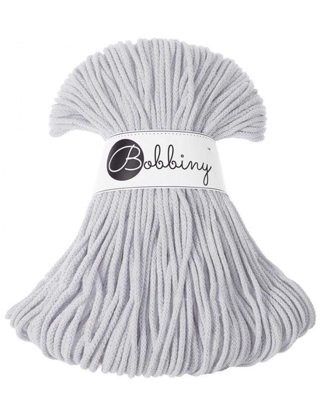Bobbiny Yarn Light Grey Bobbiny Cotton Cord - Junior (3mm) 5902340201398