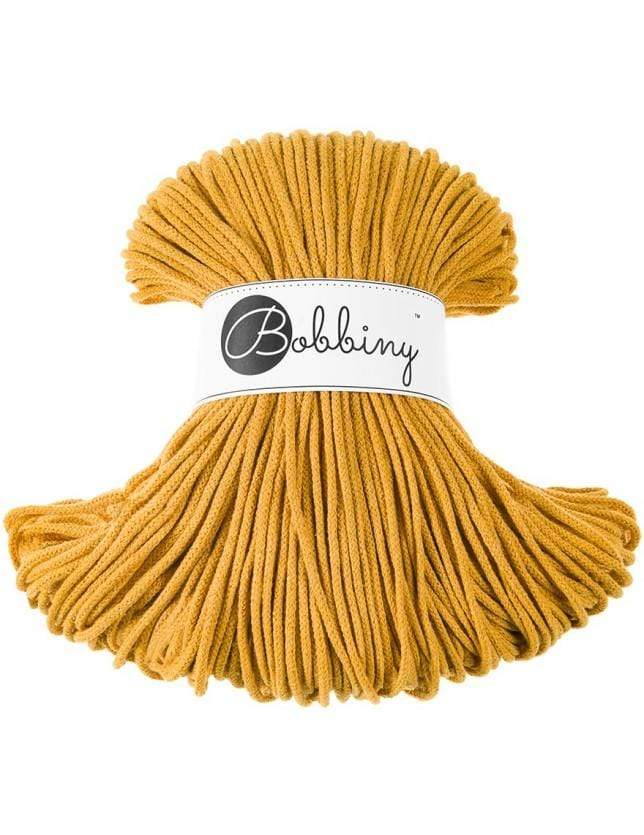 Bobbiny Yarn Mustard Bobbiny Cotton Cord - Junior (3mm)