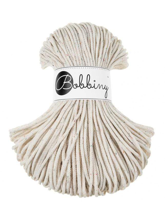 Bobbiny Yarn Rainbow Dust Bobbiny Cotton Cord - Junior (3mm) 5902340202623