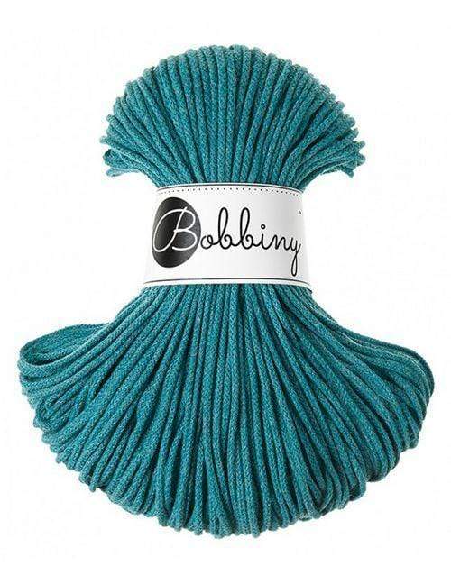 Bobbiny Yarn Teal Bobbiny Cotton Cord - Junior (3mm) 5902340202869