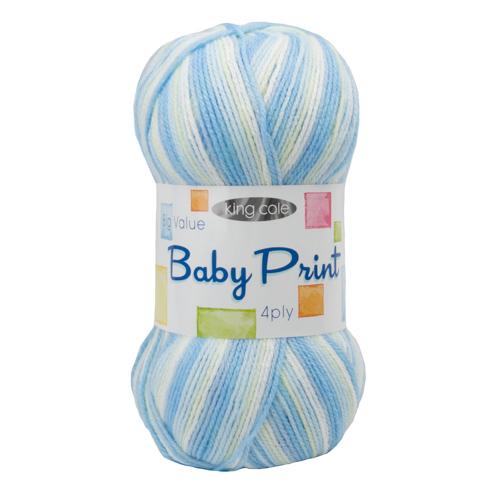 King Cole Yarn King Cole Big Value Baby 4 Ply Print