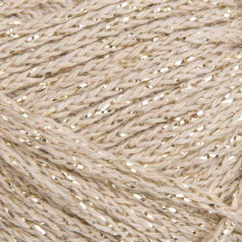 Rico Design Yarn White Gold (002) Rico Design Fashion Cotton Métallisé DK 4050051547692