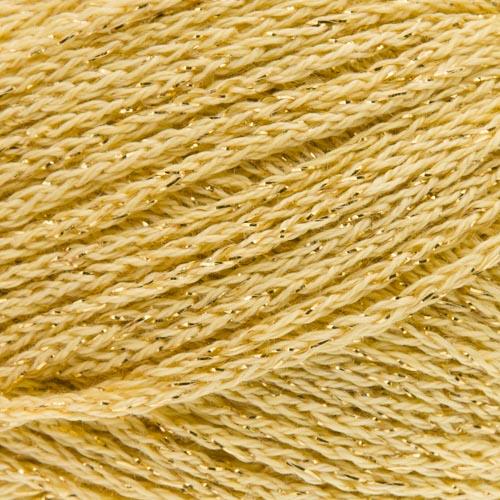 Rico Design Yarn Yellow Gold (017) Rico Design Fashion Cotton Métallisé DK 4051271452728