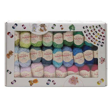 Sirdar Yarn Sirdar Happy Cotton DK Happy Box (50 x 20g Balls) 5054714239008