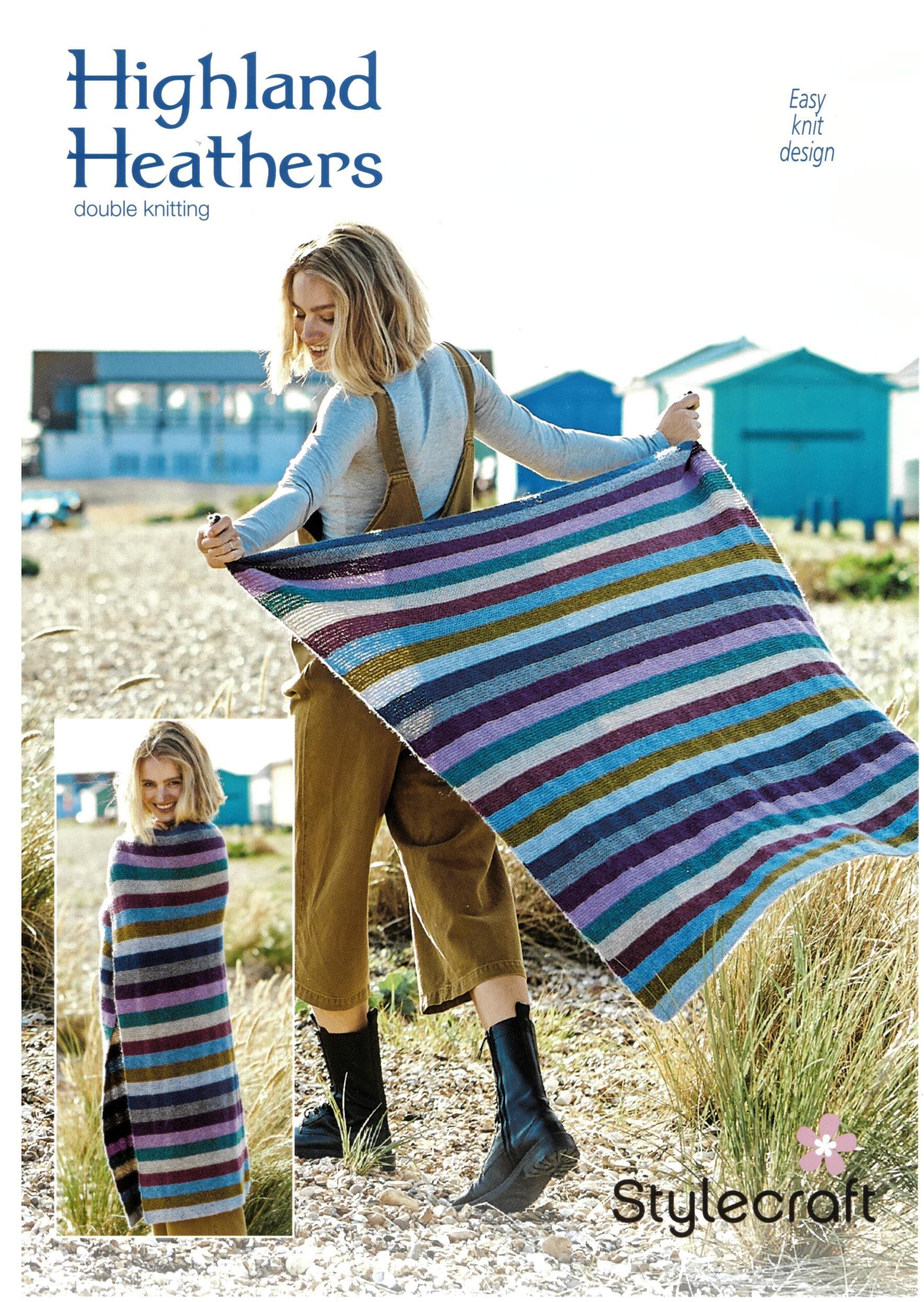 Stylecraft Yarn Stylecraft Garter Stitch Blanket Pack in Highland Heathers DK