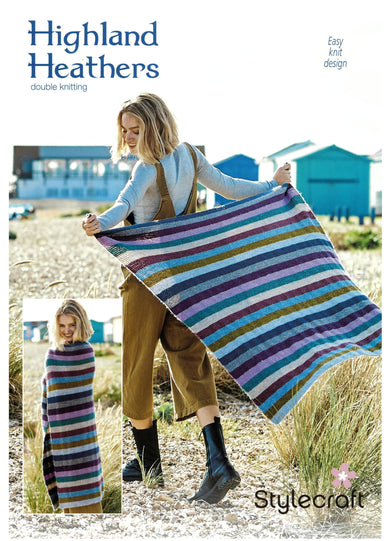 Stylecraft Yarn Stylecraft Garter Stitch Blanket Pack in Highland Heathers DK